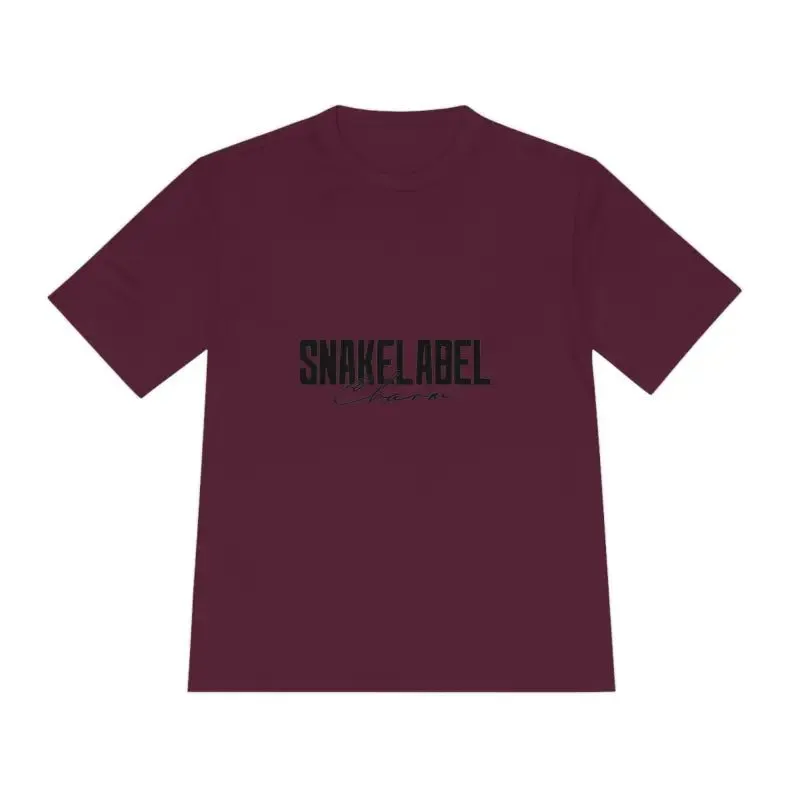 Moisture Wicking Athletic snake Tee - Lightweight Breathable Performance Shirt with PosiCharge® Technology and Set-in Sleeves