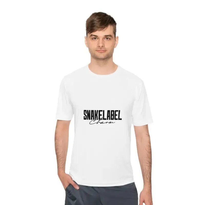Moisture Wicking Athletic snake Tee - Lightweight Breathable Performance Shirt with PosiCharge® Technology and Set-in Sleeves
