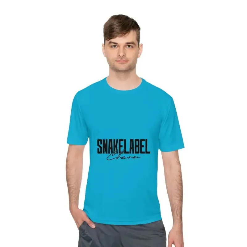 Moisture Wicking Athletic snake Tee - Lightweight Breathable Performance Shirt with PosiCharge® Technology and Set-in Sleeves