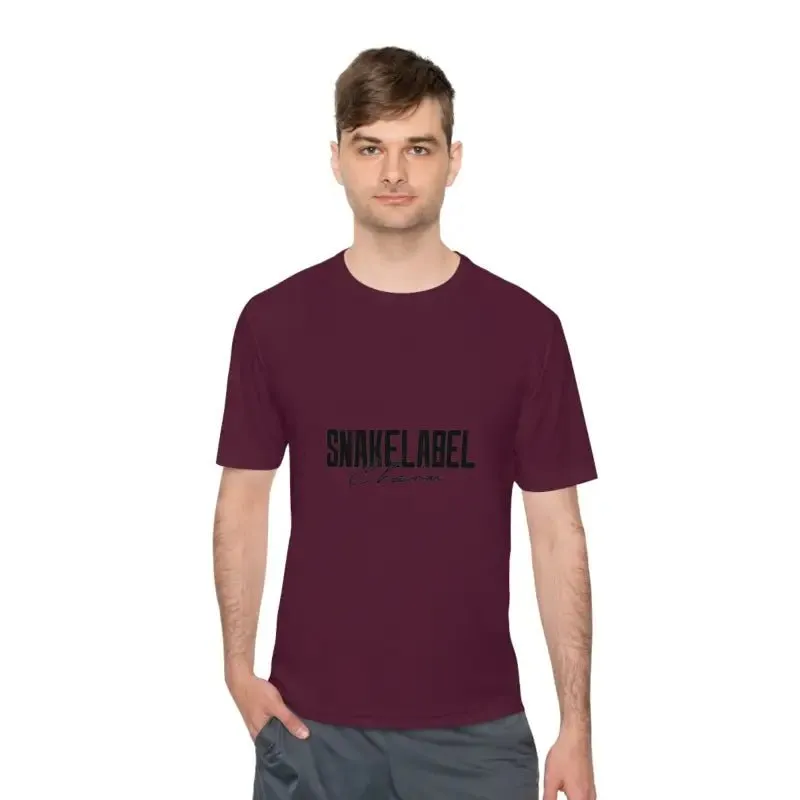 Moisture Wicking Athletic snake Tee - Lightweight Breathable Performance Shirt with PosiCharge® Technology and Set-in Sleeves