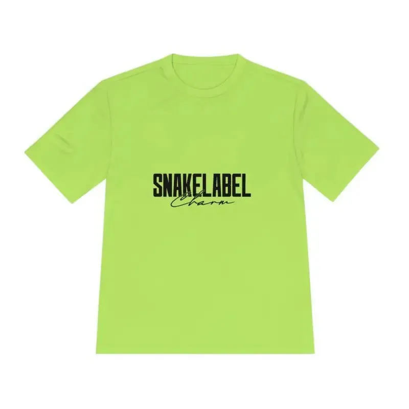 Moisture Wicking Athletic snake Tee - Lightweight Breathable Performance Shirt with PosiCharge® Technology and Set-in Sleeves