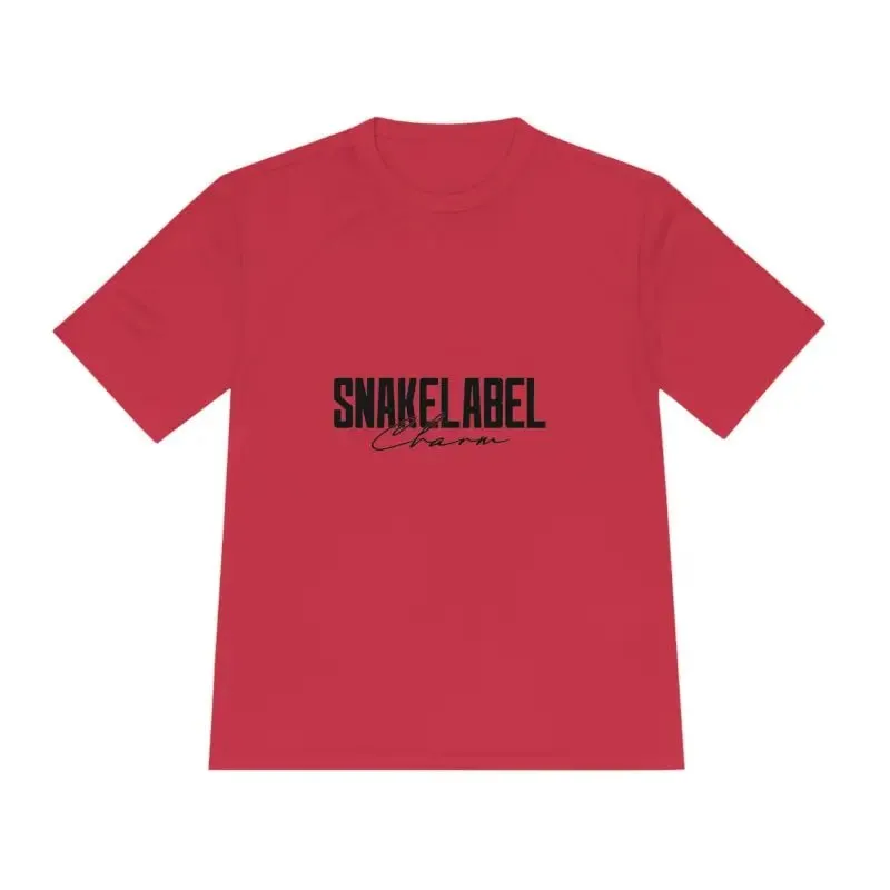 Moisture Wicking Athletic snake Tee - Lightweight Breathable Performance Shirt with PosiCharge® Technology and Set-in Sleeves