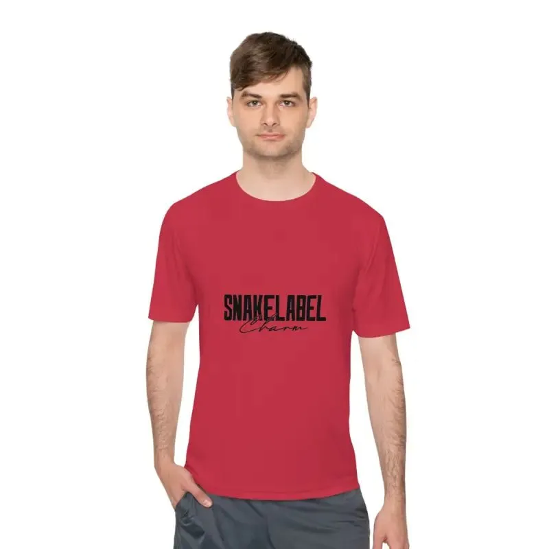 Moisture Wicking Athletic snake Tee - Lightweight Breathable Performance Shirt with PosiCharge® Technology and Set-in Sleeves