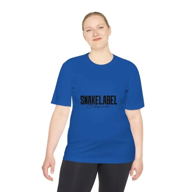 Moisture Wicking Athletic snake Tee - Lightweight Breathable Performance Shirt with PosiCharge® Technology and Set-in Sleeves