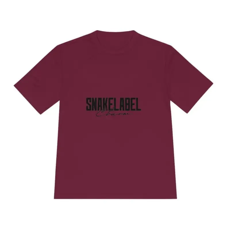 Moisture Wicking Athletic snake Tee - Lightweight Breathable Performance Shirt with PosiCharge® Technology and Set-in Sleeves