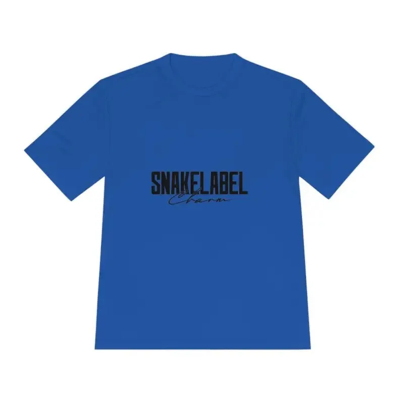 Moisture Wicking Athletic snake Tee - Lightweight Breathable Performance Shirt with PosiCharge® Technology and Set-in Sleeves