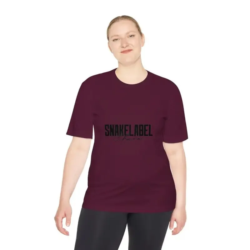 Moisture Wicking Athletic snake Tee - Lightweight Breathable Performance Shirt with PosiCharge® Technology and Set-in Sleeves