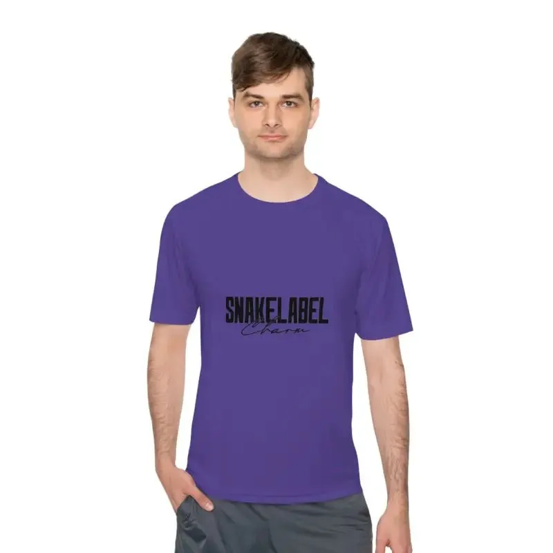 Moisture Wicking Athletic snake Tee - Lightweight Breathable Performance Shirt with PosiCharge® Technology and Set-in Sleeves