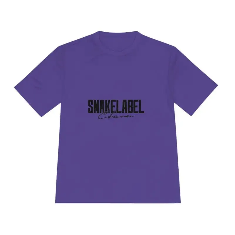 Moisture Wicking Athletic snake Tee - Lightweight Breathable Performance Shirt with PosiCharge® Technology and Set-in Sleeves