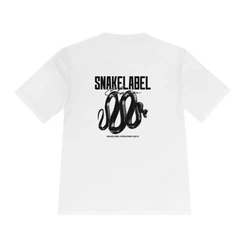 Moisture Wicking Athletic snake Tee - Lightweight Breathable Performance Shirt with PosiCharge® Technology and Set-in Sleeves