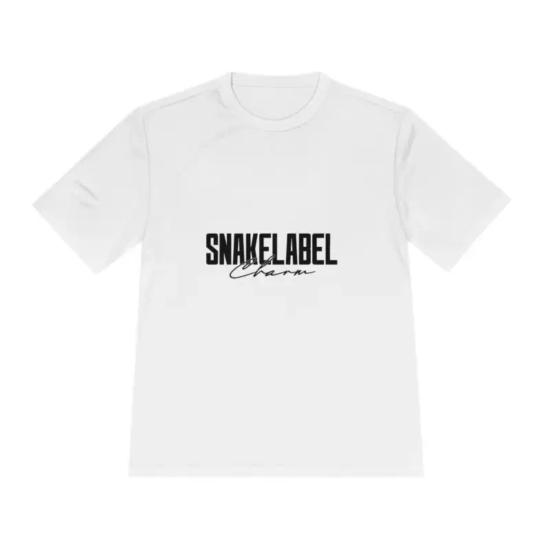 Moisture Wicking Athletic snake Tee - Lightweight Breathable Performance Shirt with PosiCharge® Technology and Set-in Sleeves