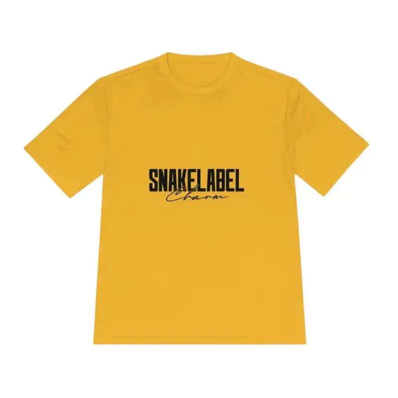 Moisture Wicking Athletic snake Tee - Lightweight Breathable Performance Shirt with PosiCharge® Technology and Set-in Sleeves