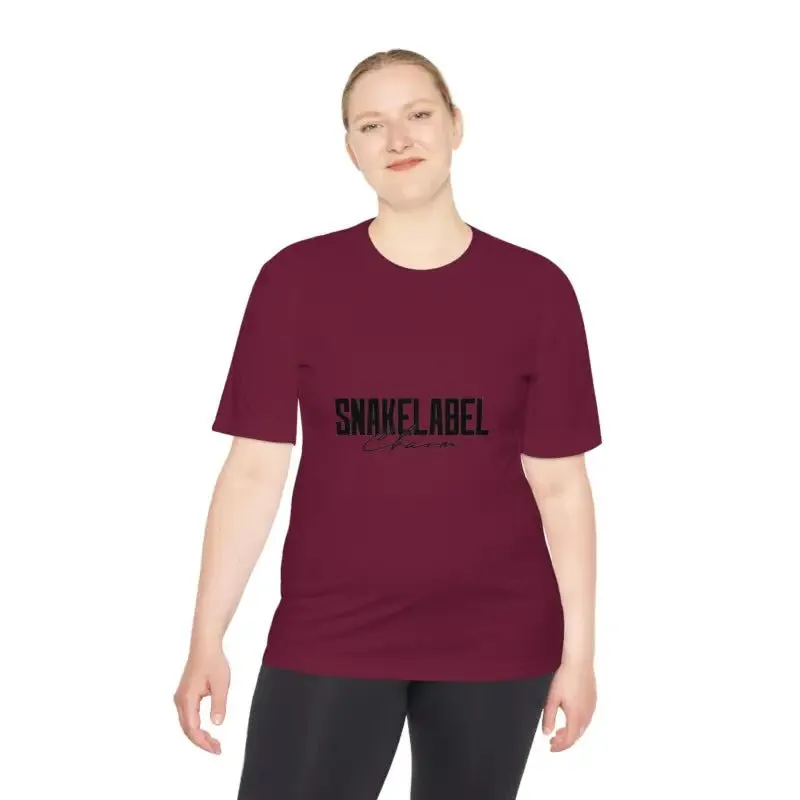 Moisture Wicking Athletic snake Tee - Lightweight Breathable Performance Shirt with PosiCharge® Technology and Set-in Sleeves