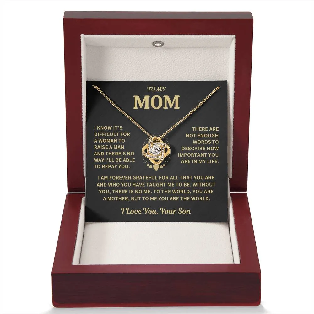 Mom Gift-Forever Grateful-From Son