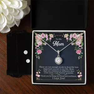 Mom Solitaire Jewelry Set-I am forever grateful