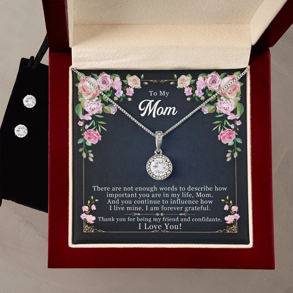 Mom Solitaire Jewelry Set-I am forever grateful