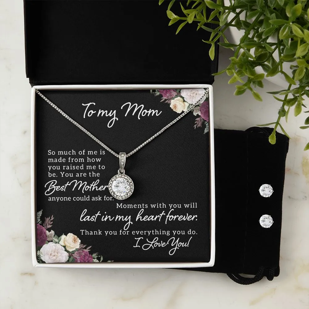 Mom Solitaire Jewelry Set-You are the best Mother