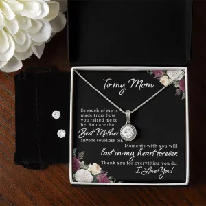 Mom Solitaire Jewelry Set-You are the best Mother