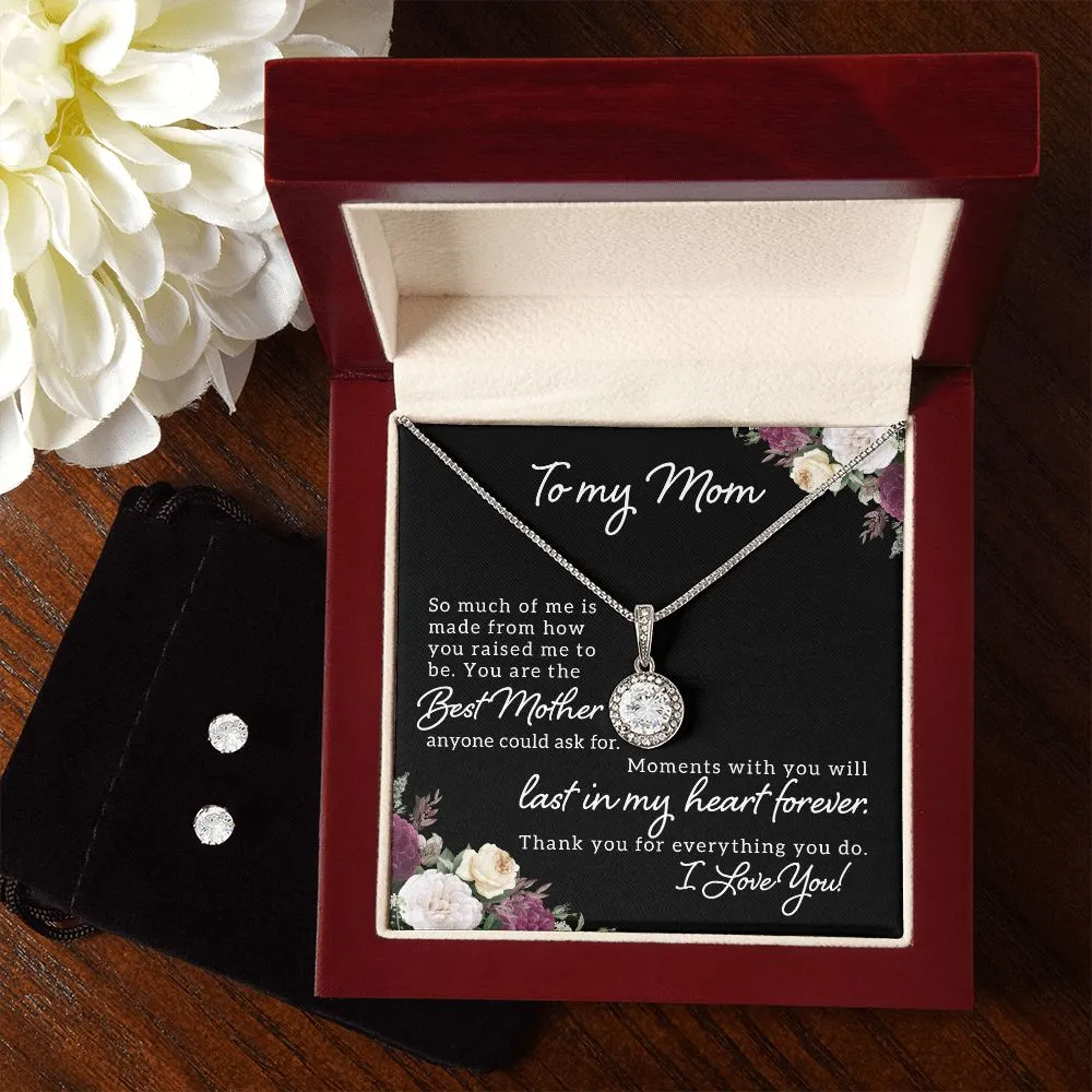 Mom Solitaire Jewelry Set-You are the best Mother