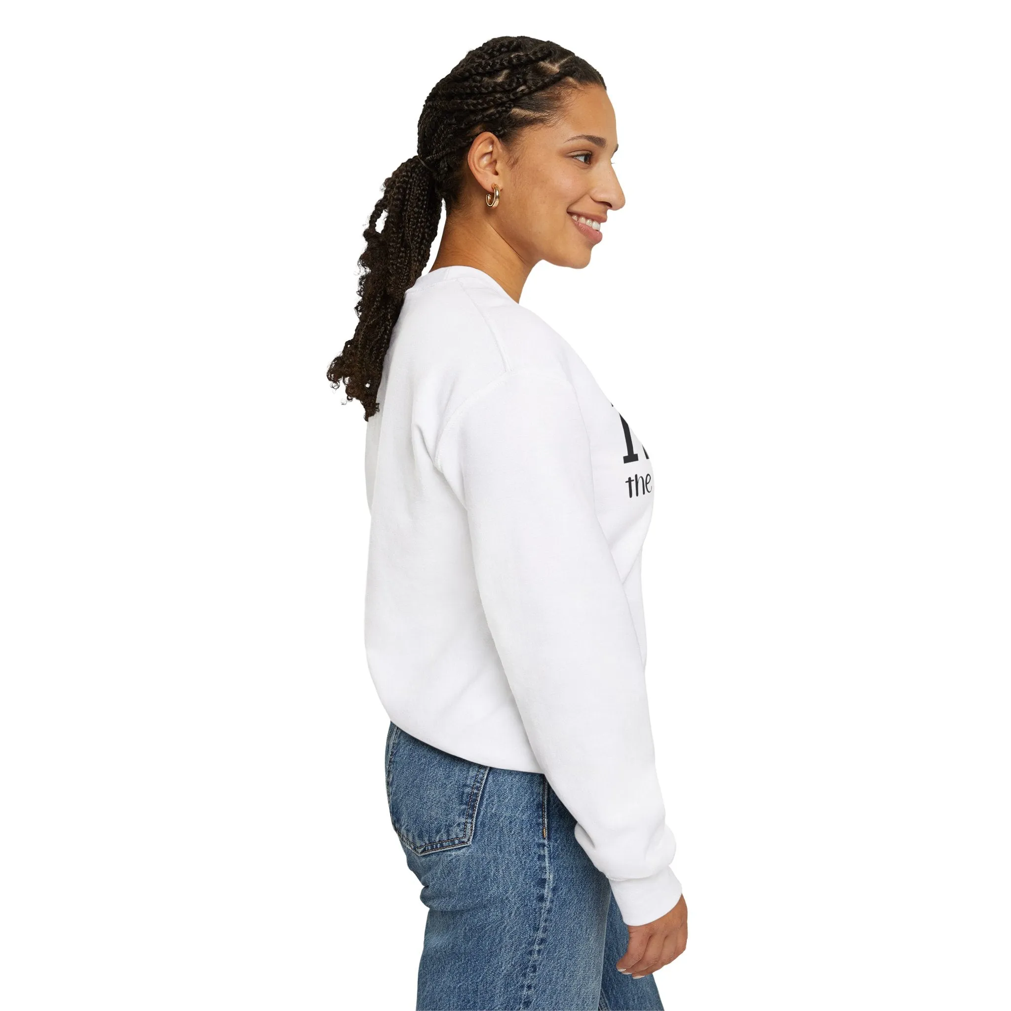 Mom The Heart of The Family Unisex Heavy Blend™ Crewneck Sweatshirt