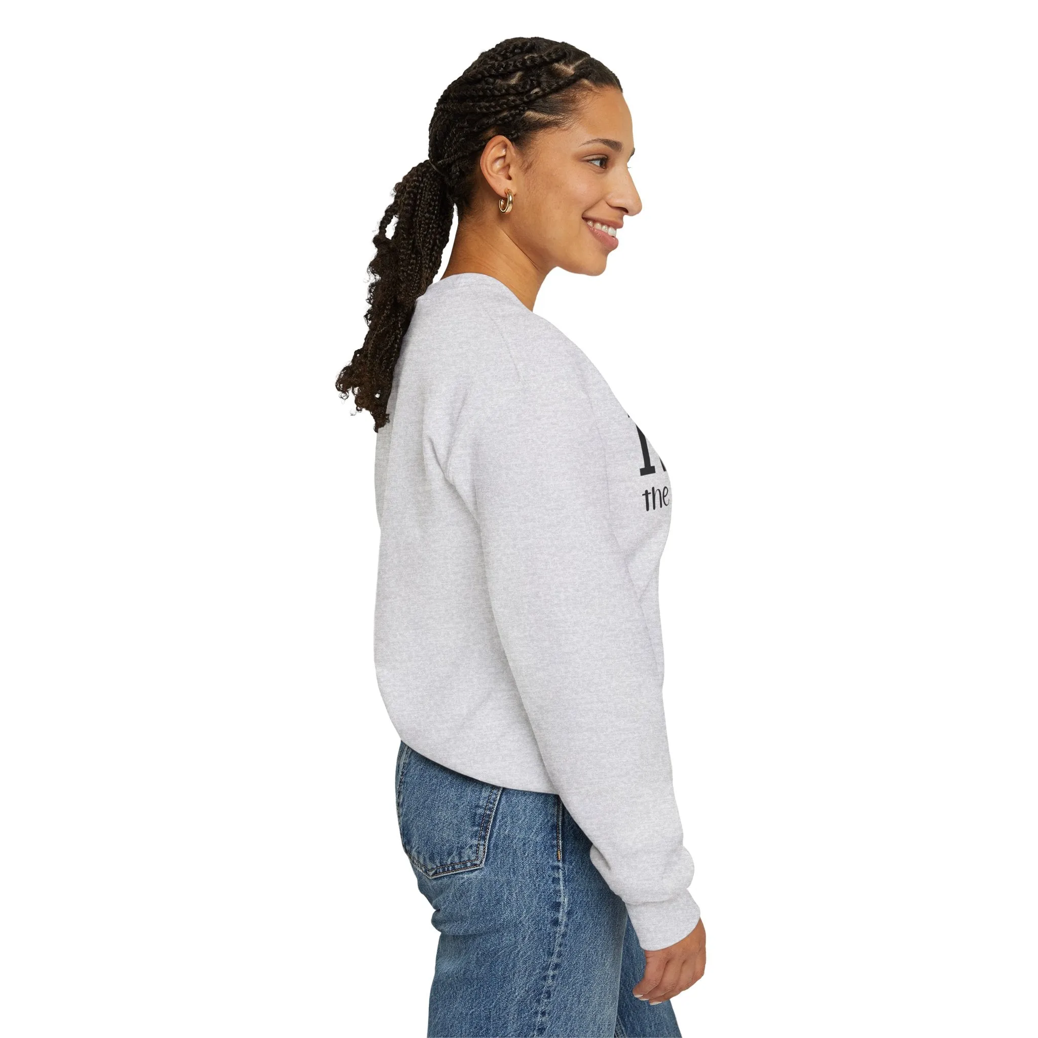 Mom The Heart of The Family Unisex Heavy Blend™ Crewneck Sweatshirt