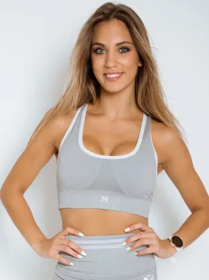 Monkey's Signature Grey Sport Bra