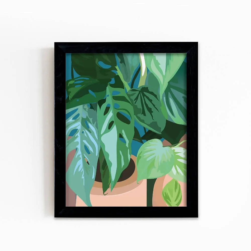 Monstera Adansionii Plant Print