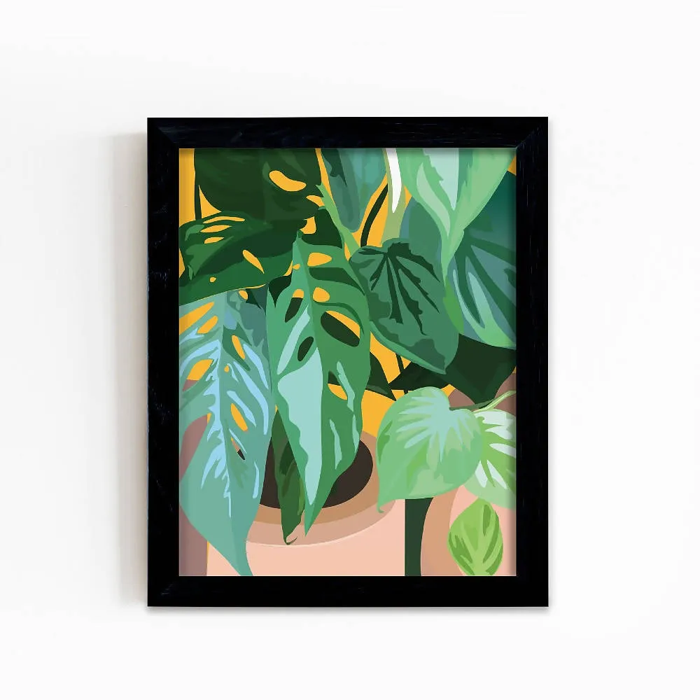 Monstera Adansionii Plant Print