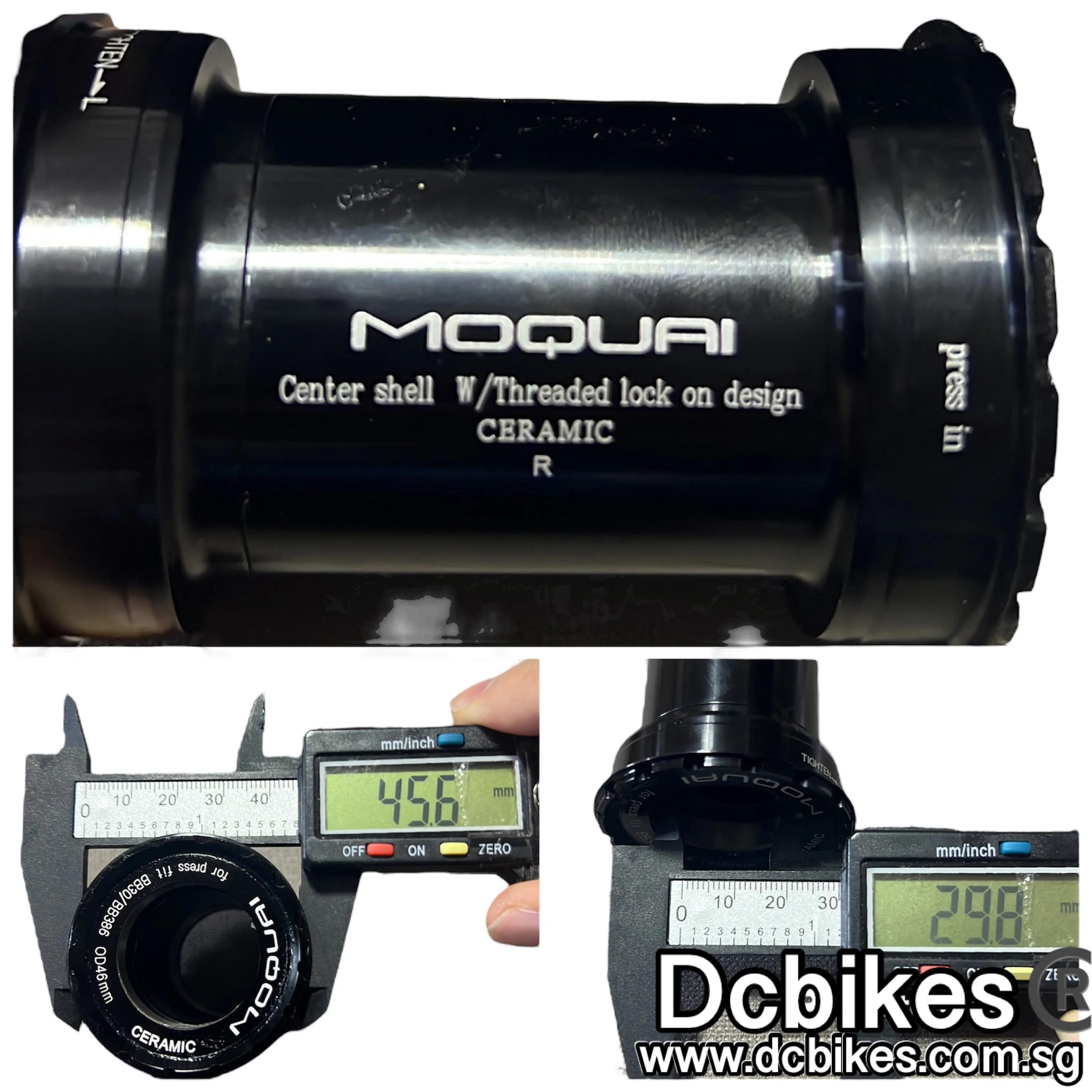 Moquai PF30 | BB386 Press Fit Ceramic Bottom Bracket BB For 30mm Crank