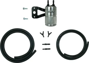 Moroso 85722 Air/Oil Separator for M8 Touring Models with Stock and SE Air Cleaner - Polished