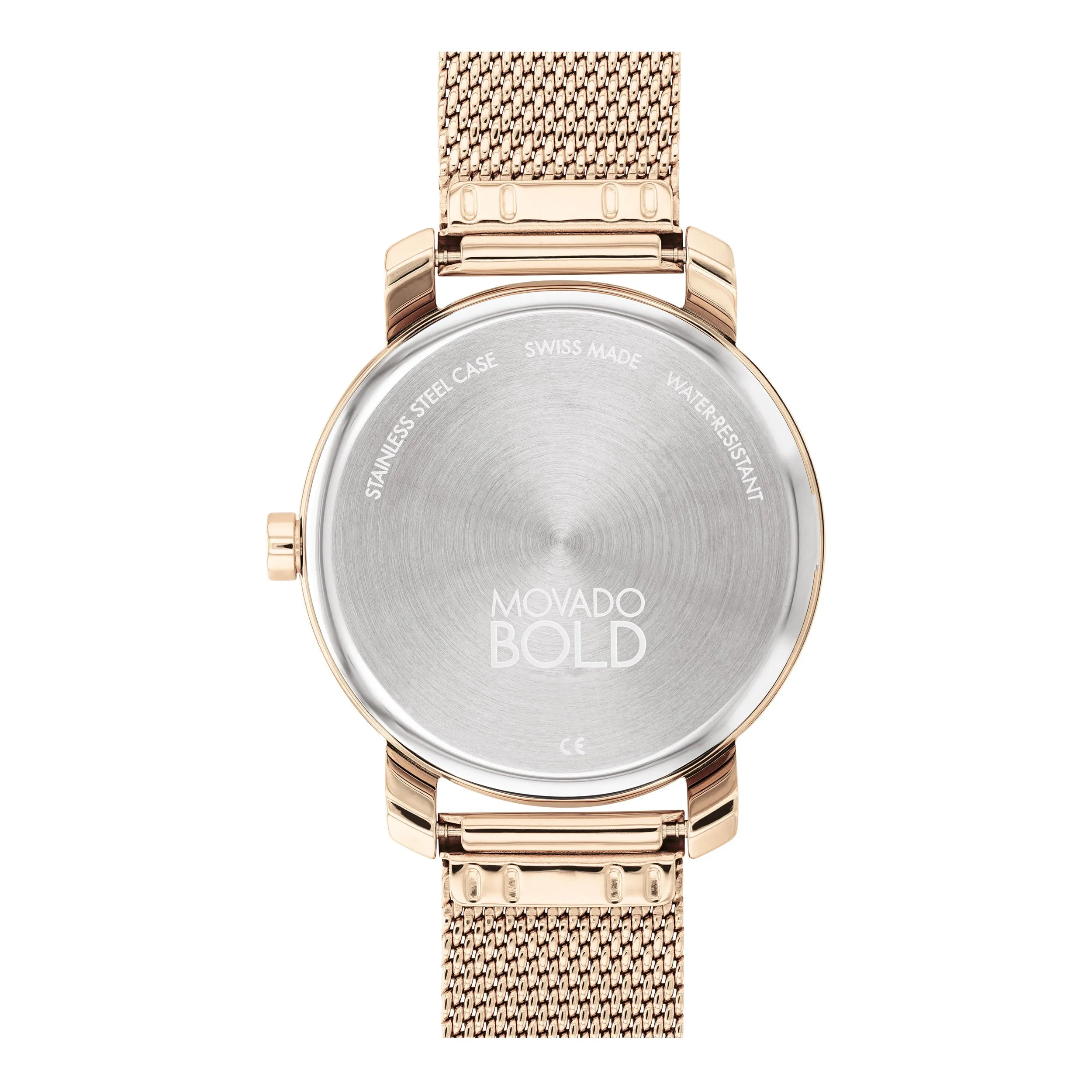 Movado Bold Ladies' Access Rose Gold Mesh Bracelet 3600924