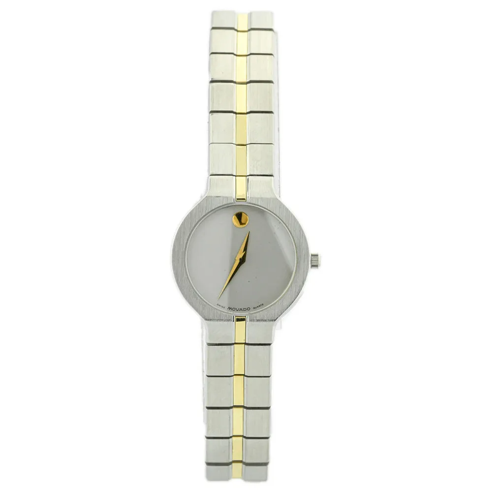 Movado Ladies Bold Two-Tone Gold Plated Stainless Steel 24mm Watch
