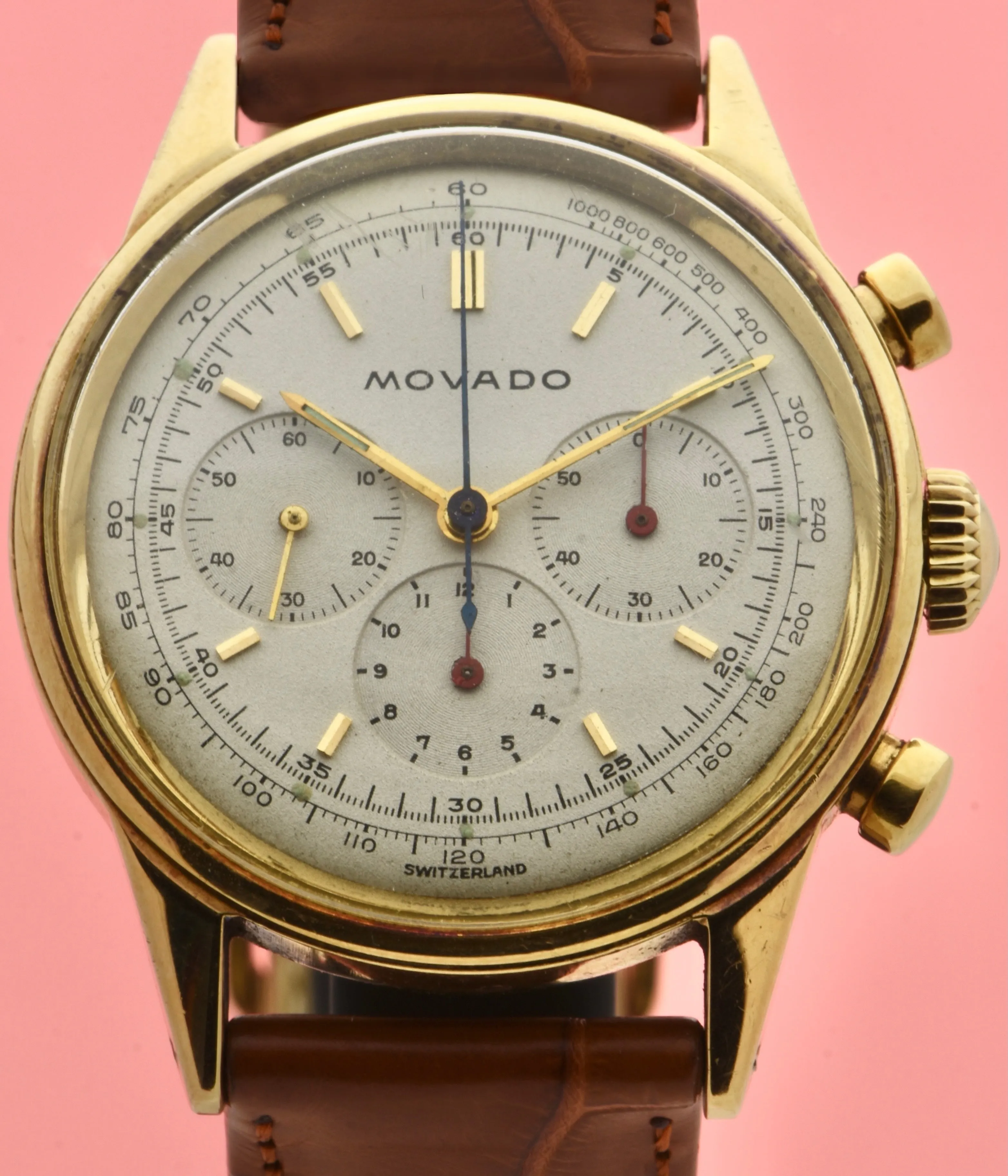 Movado M95 Gold Chronograph