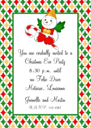 MR. BINGLE CUSTOM INVITATION