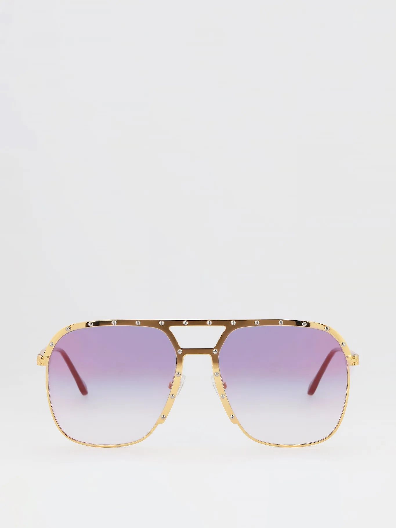 Multi-Flash Lens Oversized Sunglasses