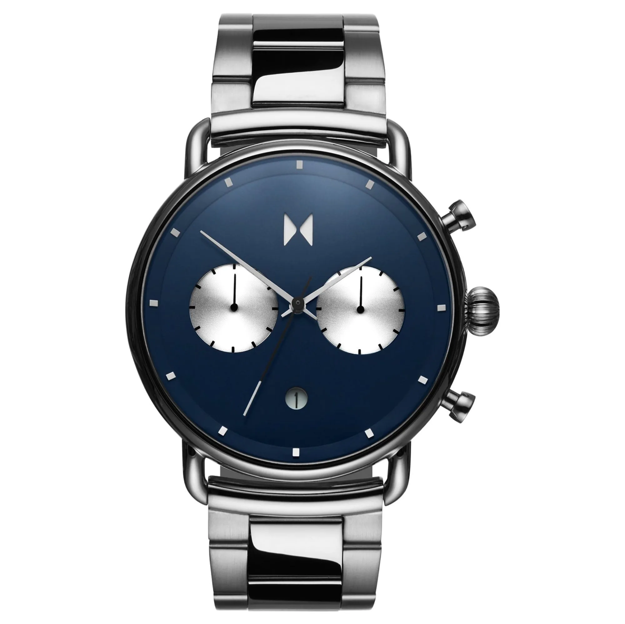 MVMT Blacktop Blue Dial Stainless Steel Bracelet Men's Watch
