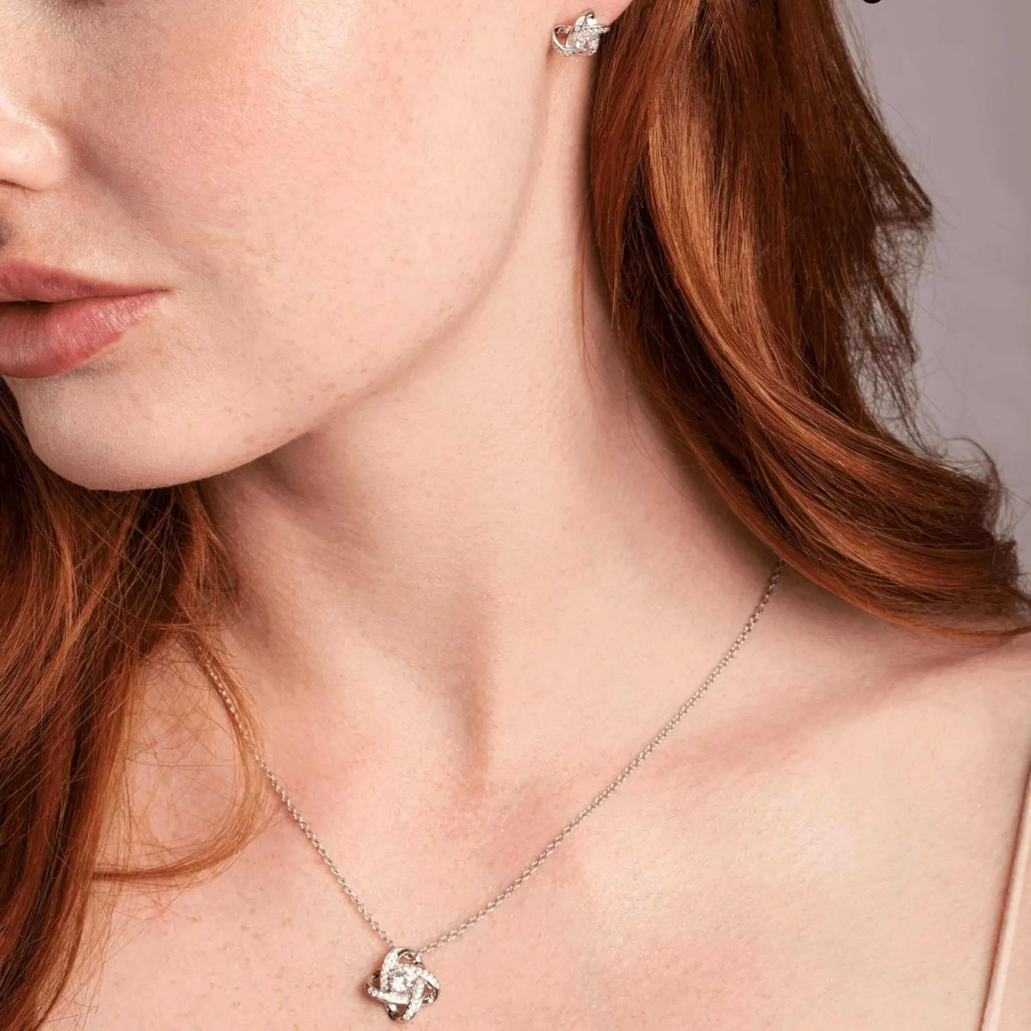 My Beautiful Granddaughter's Love Knot Necklace - GD11