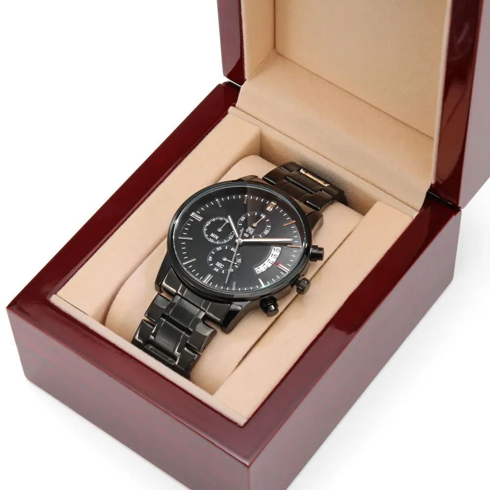 My Husband My Best Friend Engraved Watch