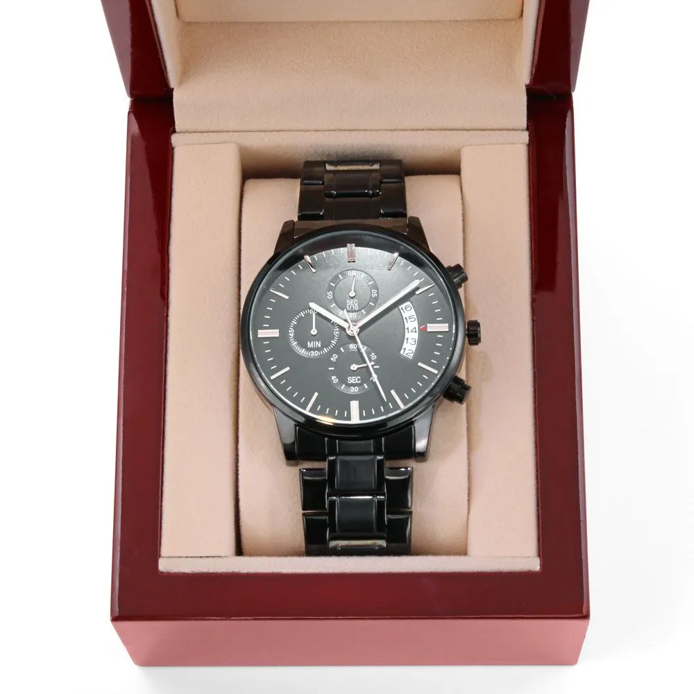 My Husband My Best Friend Engraved Watch