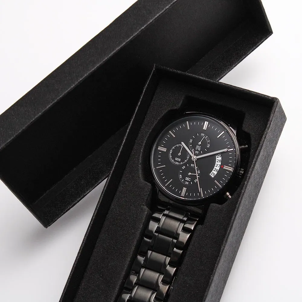 My Husband My Best Friend Engraved Watch