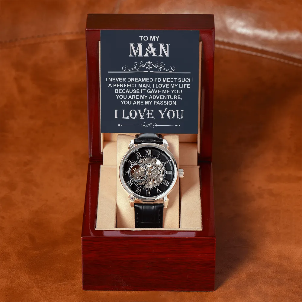 My Man - Skeleton Watch