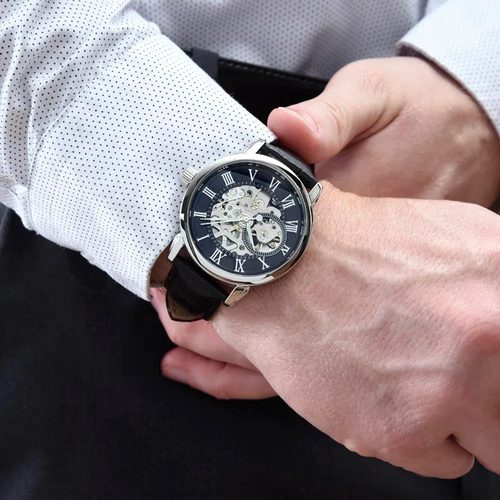 My Man - Skeleton Watch