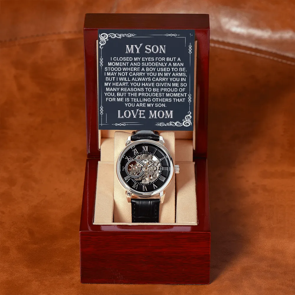 My Son - I'm So Proud - Skeleton Watch
