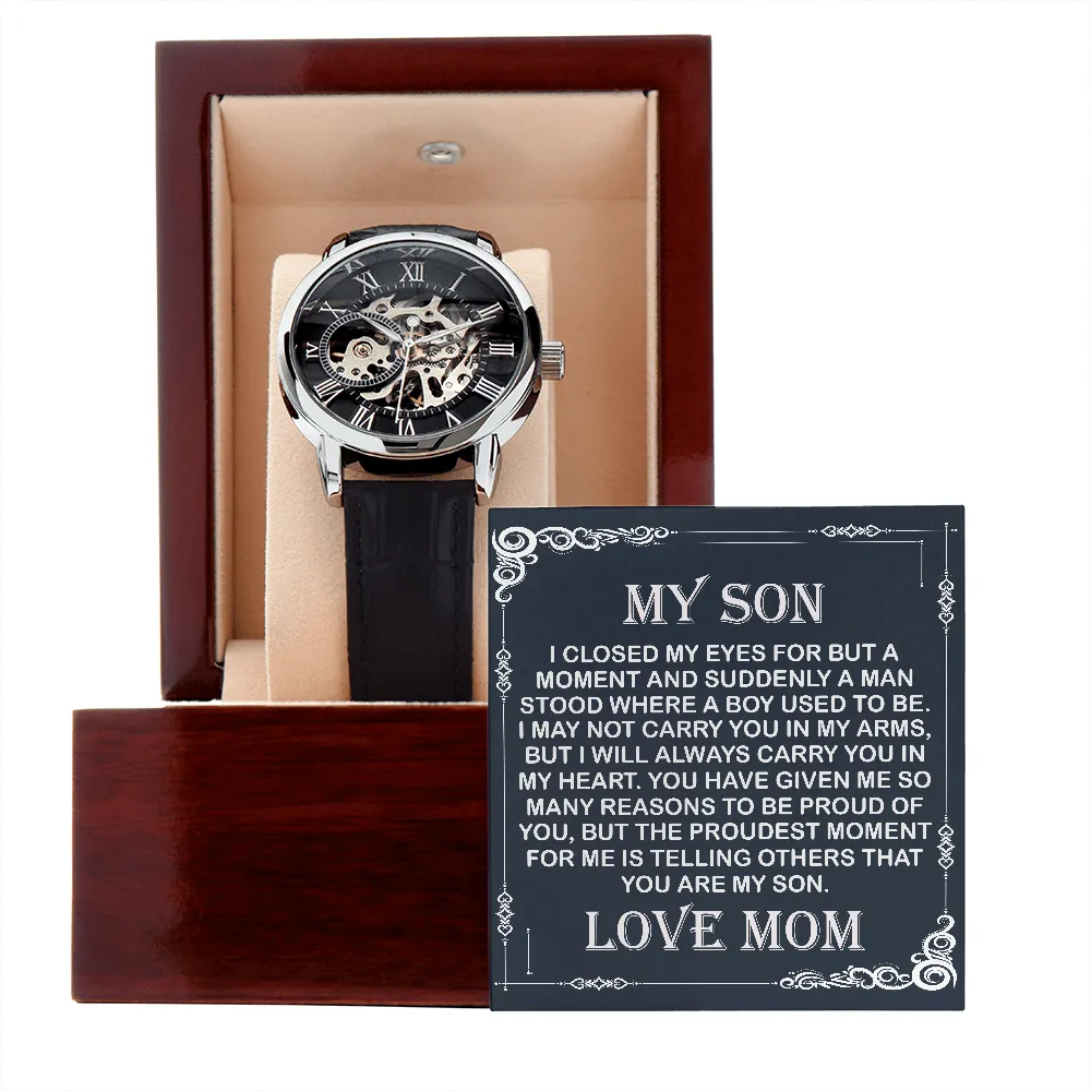 My Son - I'm So Proud - Skeleton Watch