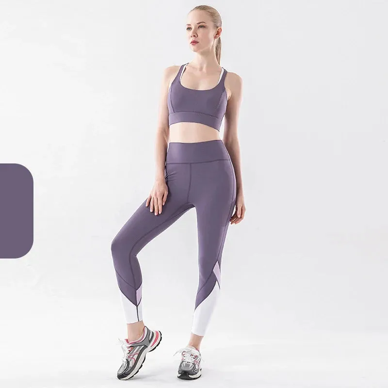 Naked-Feel Yoga Set - High Waist Leggings and Fitness Suit for Women