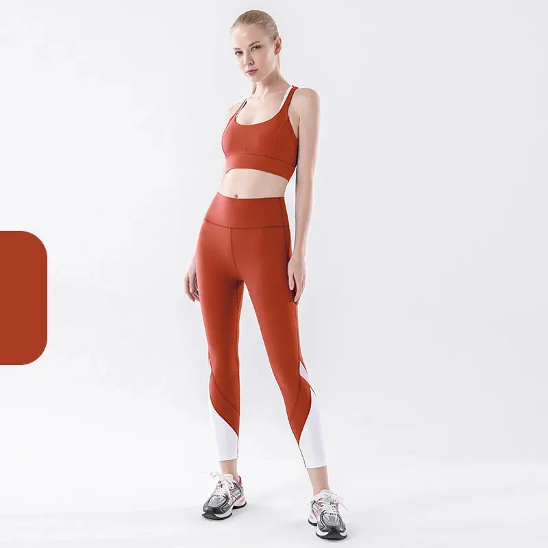 Naked-Feel Yoga Set - High Waist Leggings and Fitness Suit for Women