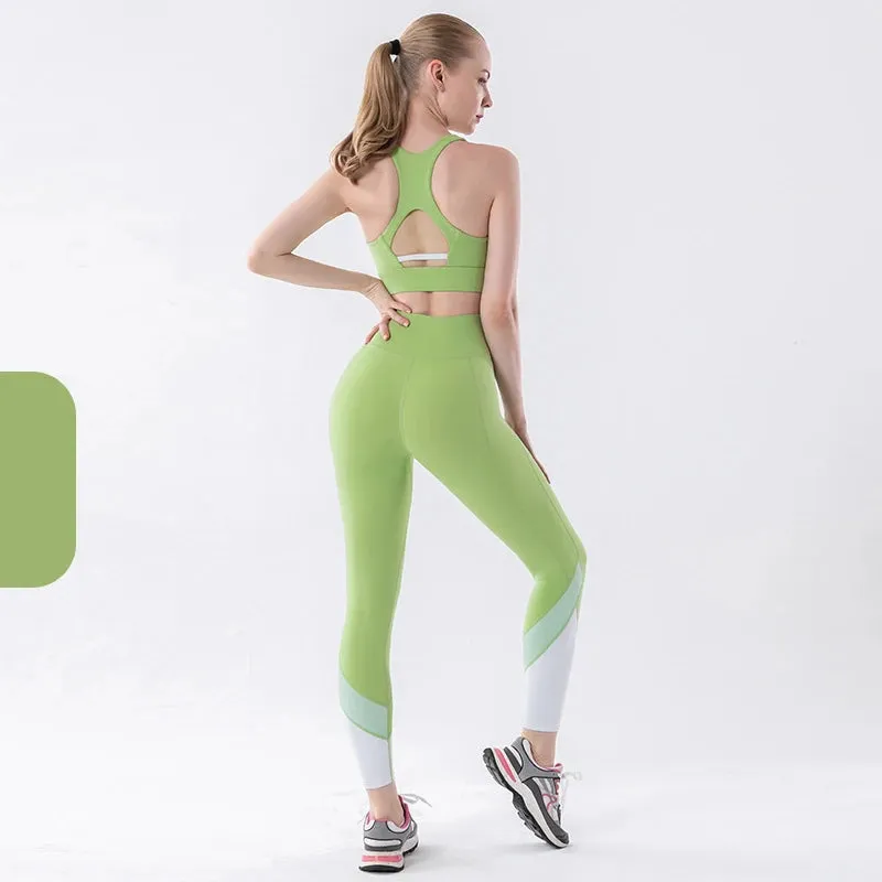 Naked-Feel Yoga Set - High Waist Leggings and Fitness Suit for Women