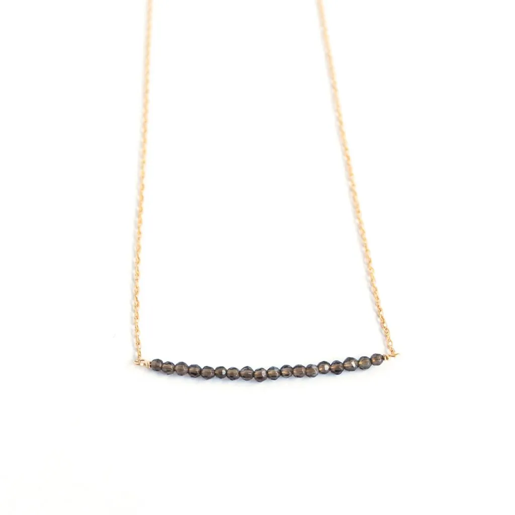 Naples Smoky Quartz Necklace