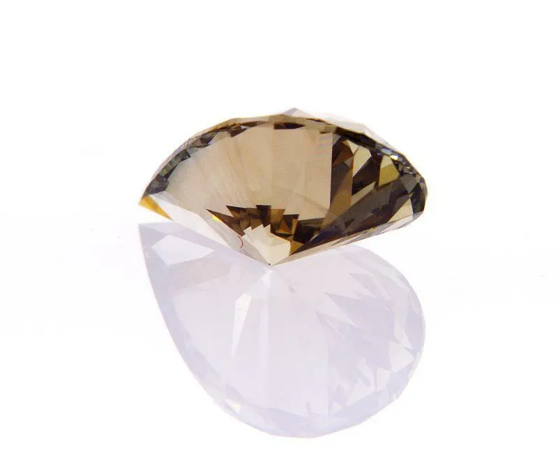 Natural Loose Diamond  Pear Cut Chocolate Brown Color 1.69 CT SI1 Clarity $9000