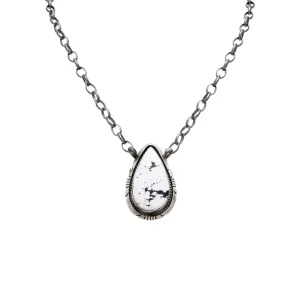 Navajo White Buffalo Turquoise Necklace